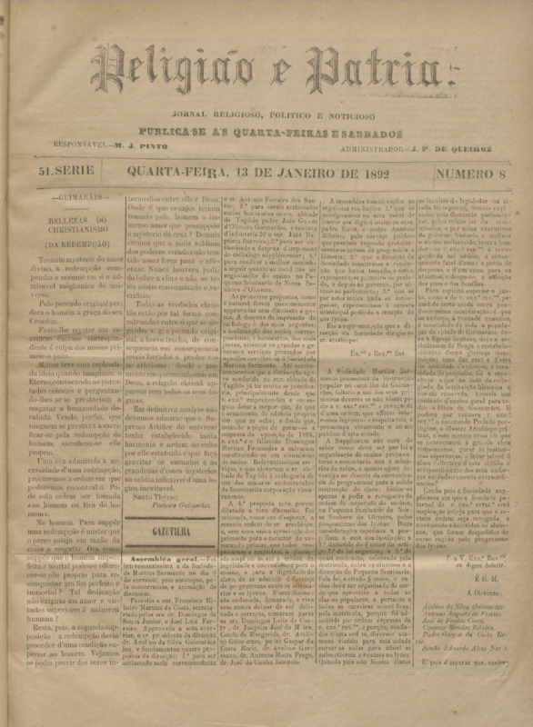 Religião e Pátria