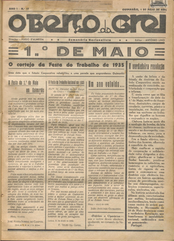 Berço da Grei (O)