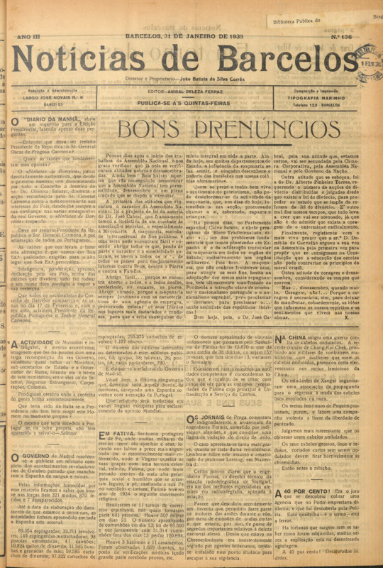 Notícias de Barcelos
