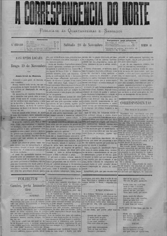 Correspndência do Norte (A)