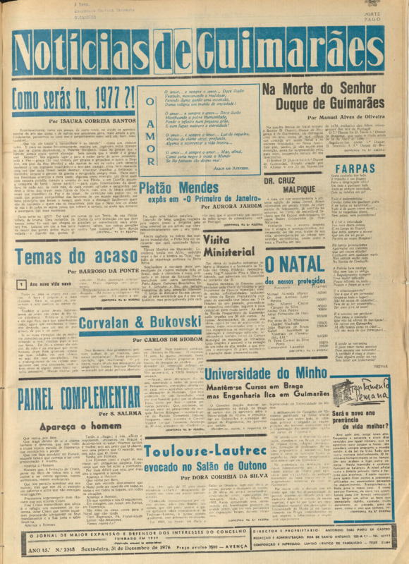 Notícias de Guimarães