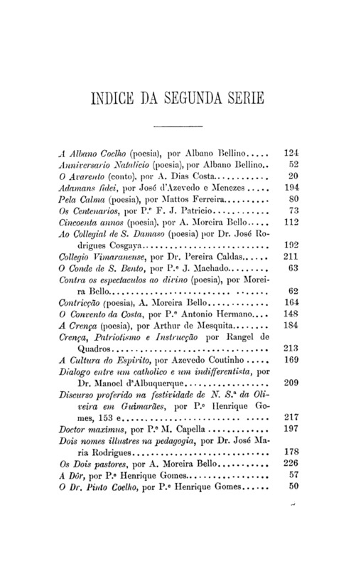 Crença e Letras (Índice de 1893)