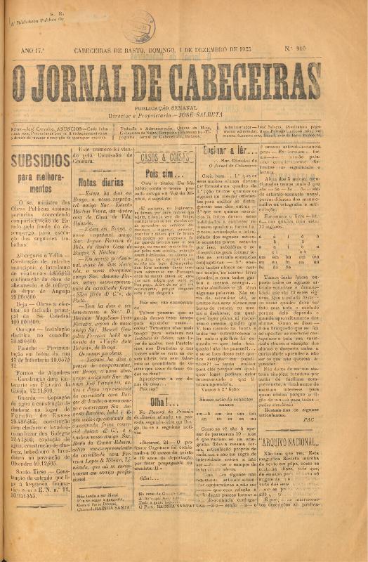 Jornal de Cabeceiras (O)