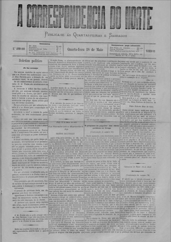 Correspndência do Norte (A)
