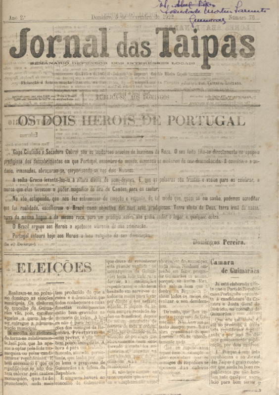Jornal das Taipas