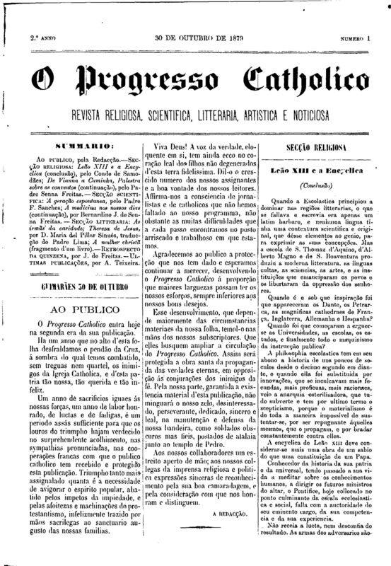 O Progresso Católico