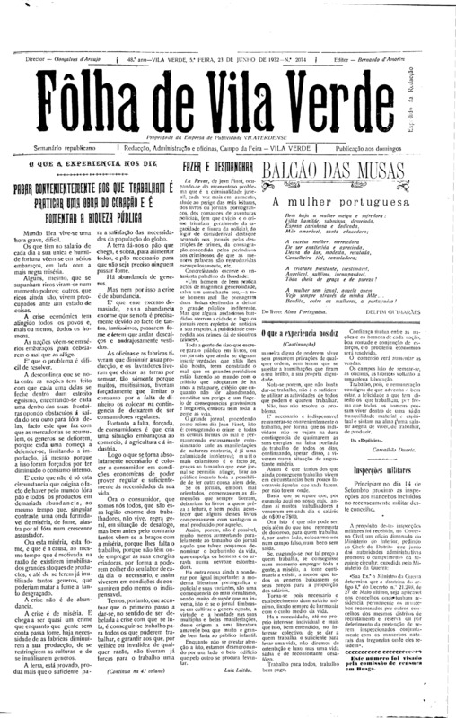 Folha de Vila Verde (A)