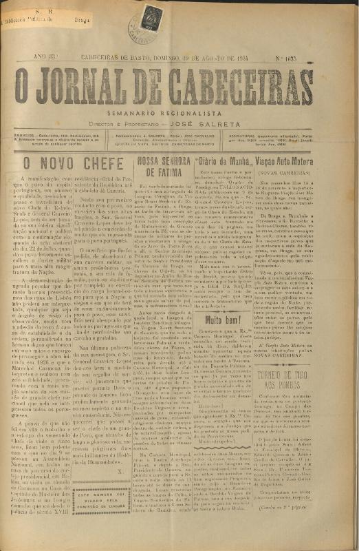 Jornal de Cabeceiras (O)