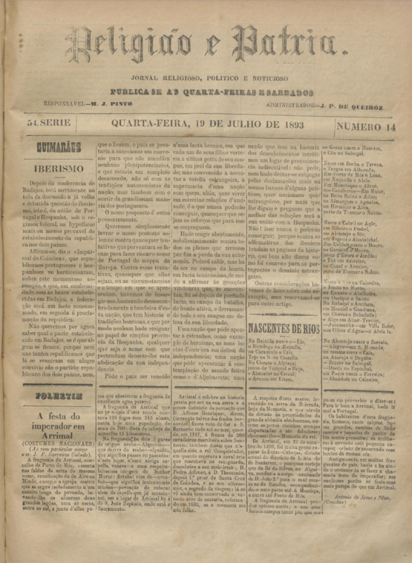Religião e Pátria