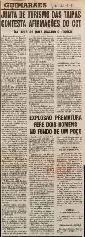 Jornal de Notícias -26/09/1984