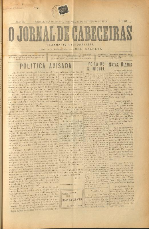 Jornal de Cabeceiras (O)