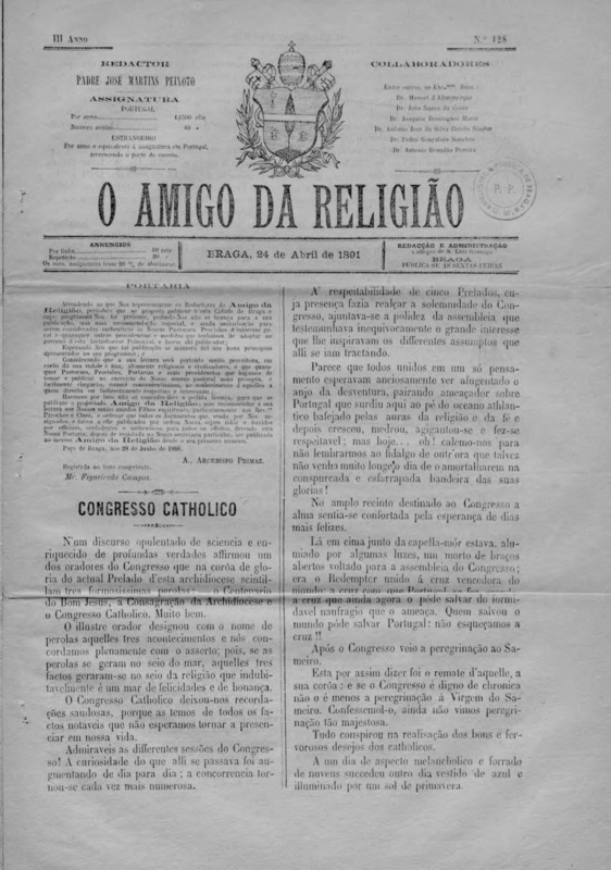Amigo da Religião (O)