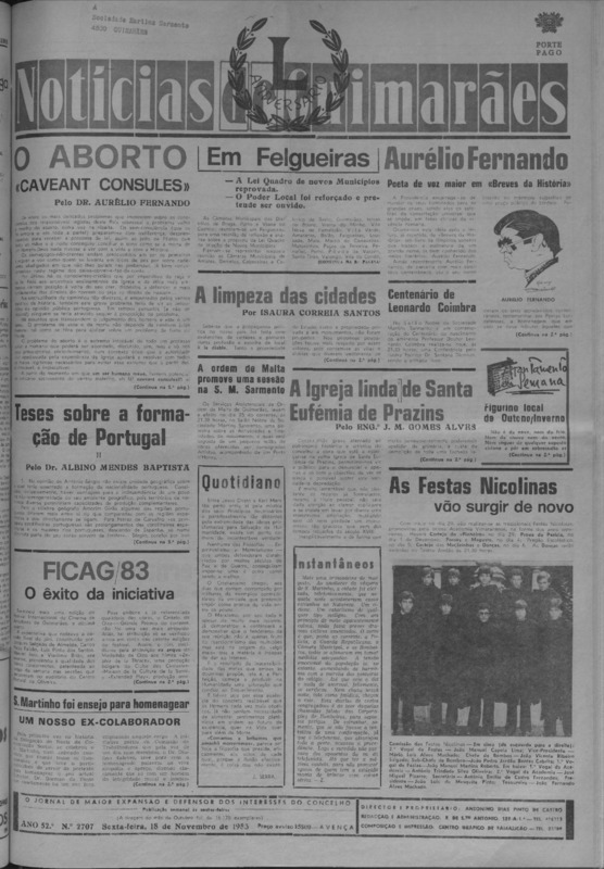 Notícias de Guimarães