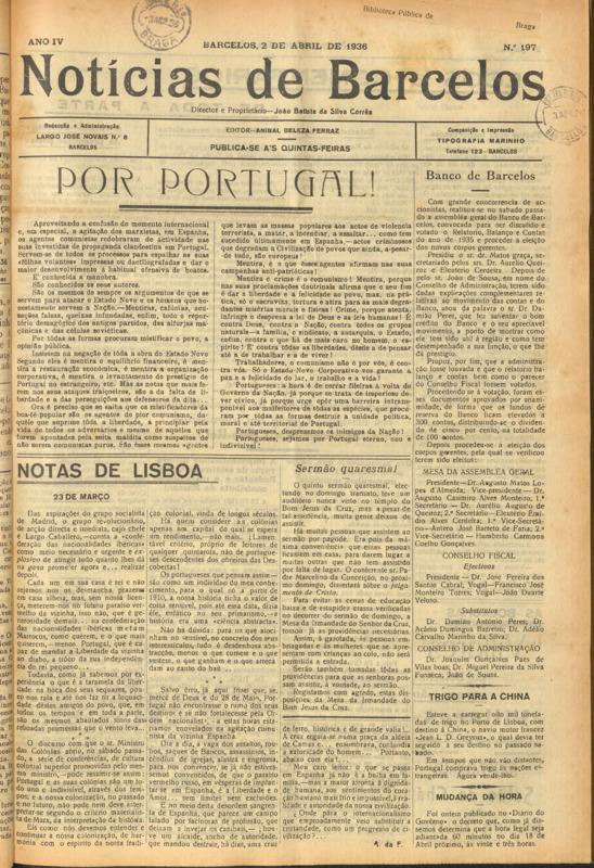 Notícias de Barcelos