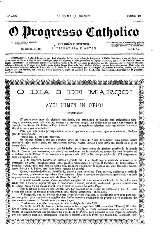 O Progresso Católico