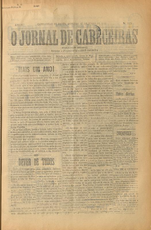 Jornal de Cabeceiras (O)