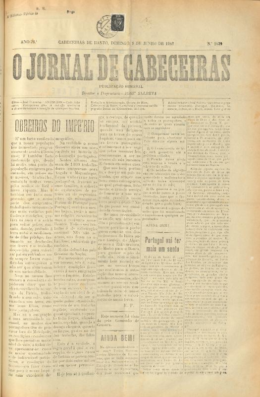 Jornal de Cabeceiras (O)