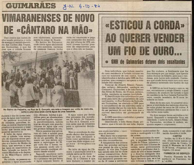 Jornal de Notícias -06/10/1984