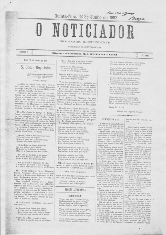 Noticiador (O)