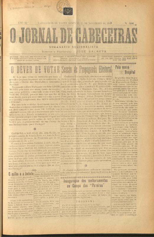 Jornal de Cabeceiras (O)