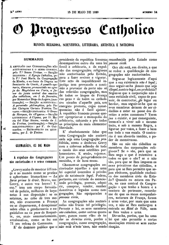 O Progresso Católico