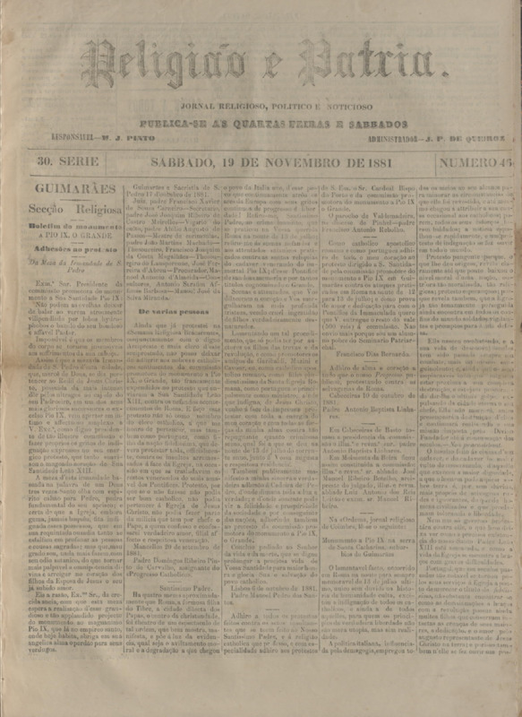 Religião e Pátria