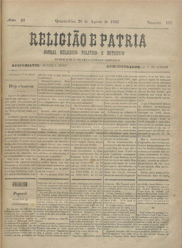 Religião e Pátria