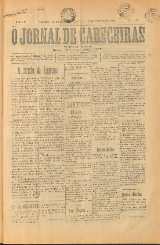 Jornal de Cabeceiras (O)