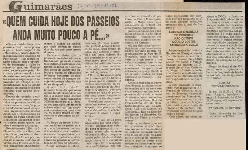 Jornal de Notícias -15/11/1984
