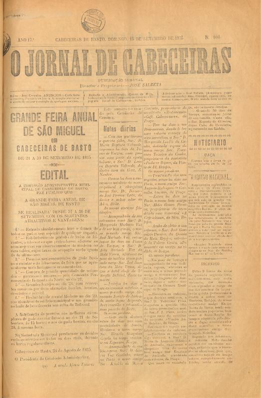 Jornal de Cabeceiras (O)