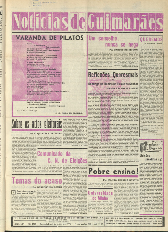 Notícias de Guimarães