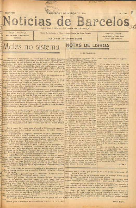 Notícias de Barcelos