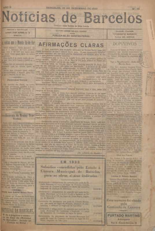 Notícias de Barcelos
