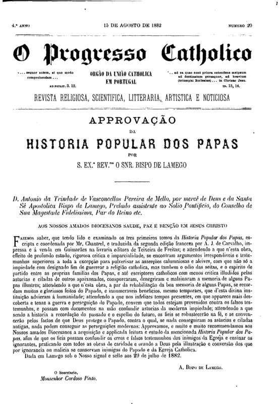 O Progresso Católico