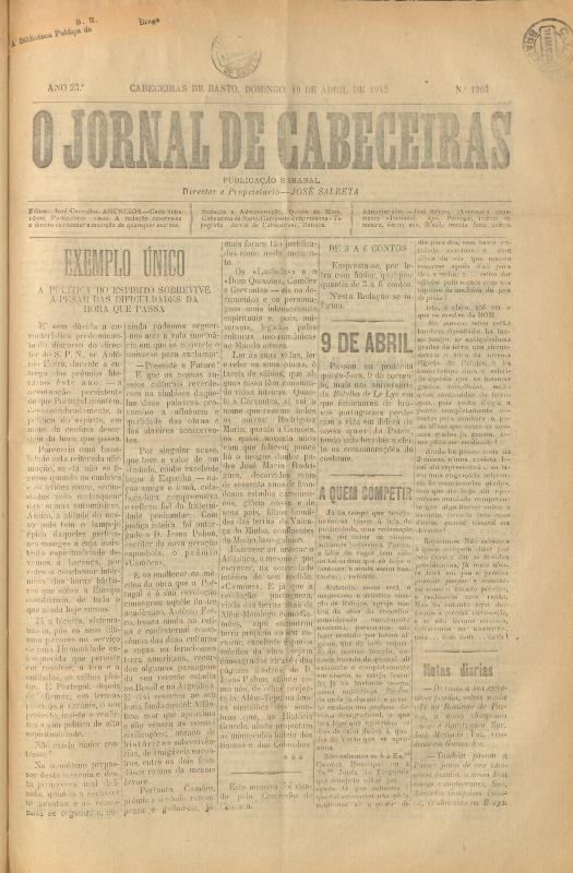 Jornal de Cabeceiras (O)