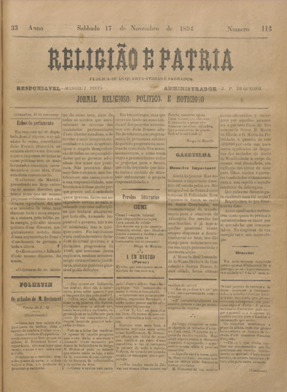 Religião e Pátria
