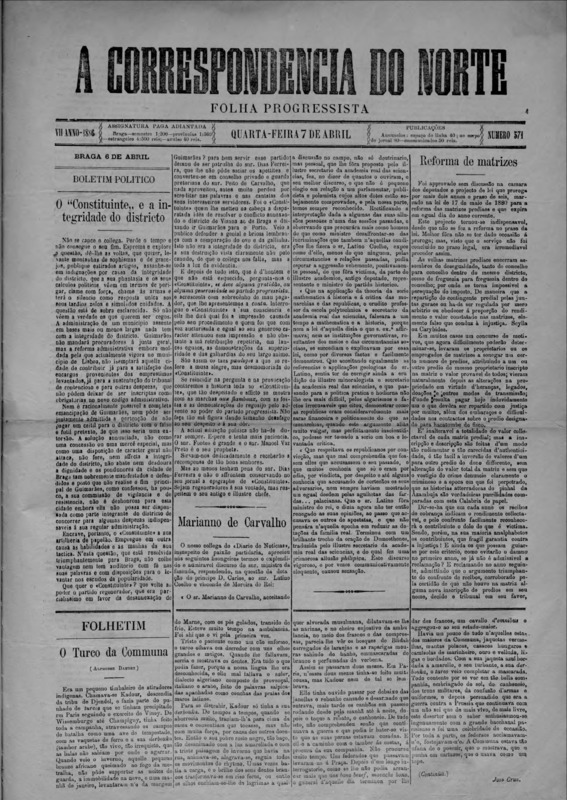 Correspndência do Norte (A)