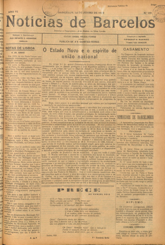Notícias de Barcelos