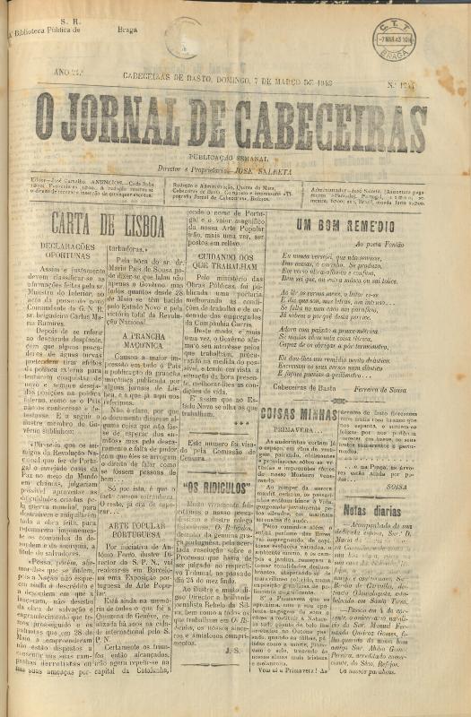 Jornal de Cabeceiras (O)