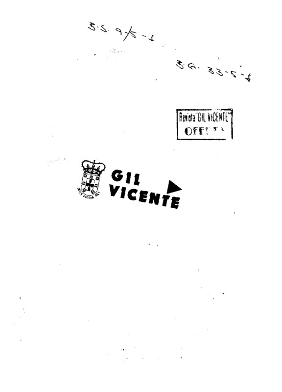 Gil Vicente. Revista mensal e literária
