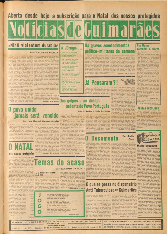 Notícias de Guimarães