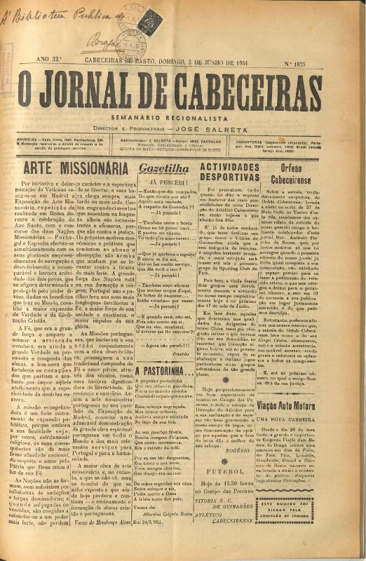 Jornal de Cabeceiras (O)