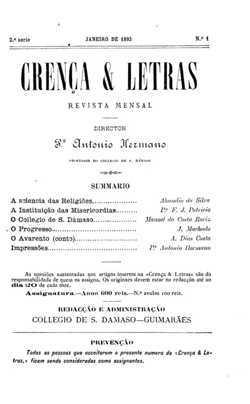 Crença e Letras