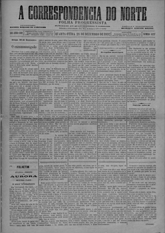 Correspndência do Norte (A)