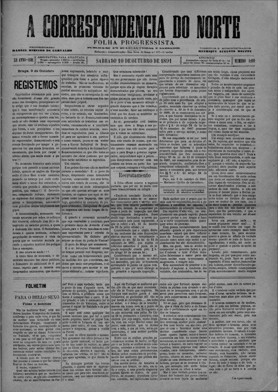 Correspndência do Norte (A)