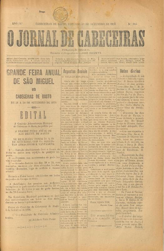 Jornal de Cabeceiras (O)
