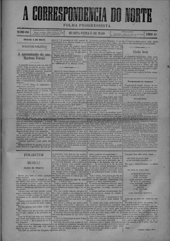 Correspndência do Norte (A)