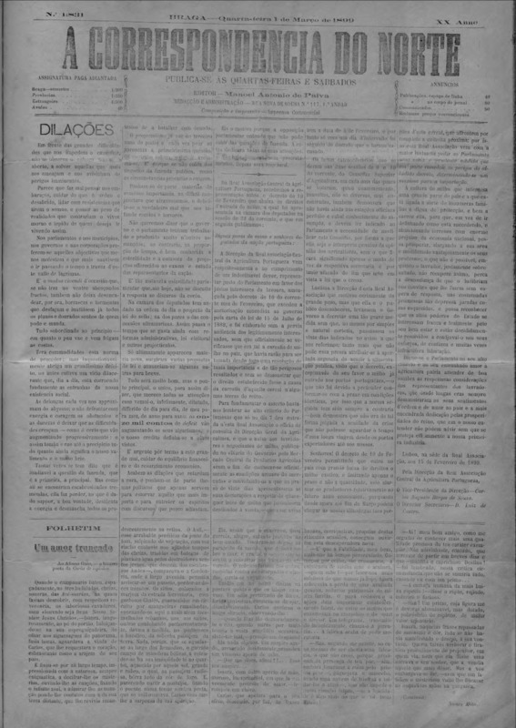 Correspndência do Norte (A)