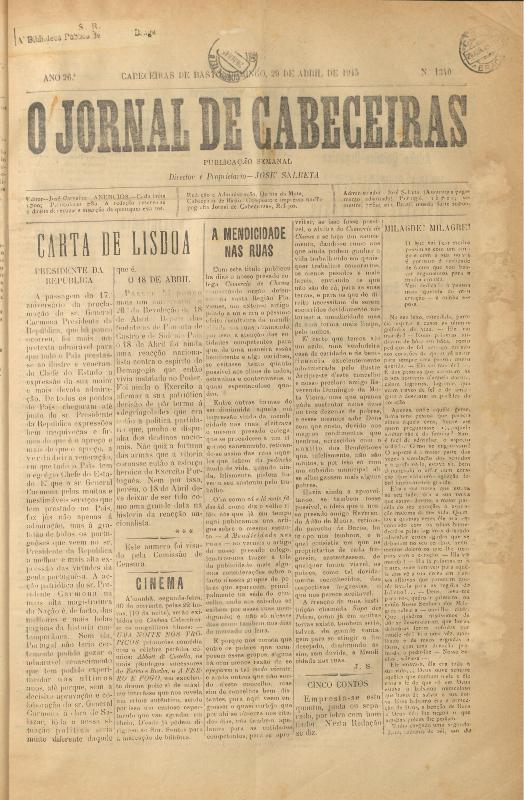 Jornal de Cabeceiras (O)