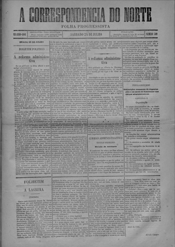 Correspndência do Norte (A)
